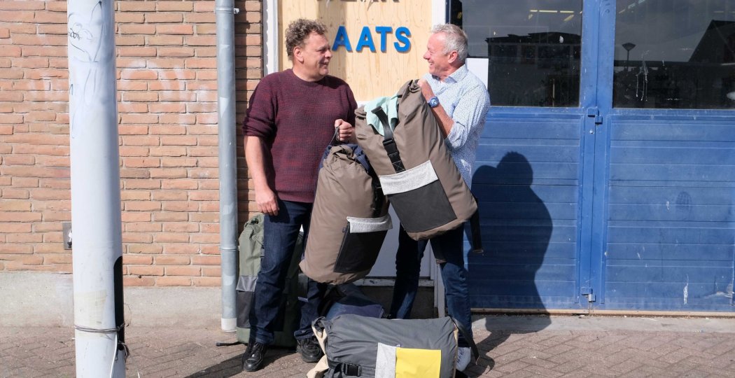 collega Rob en Herbert van appel en ei